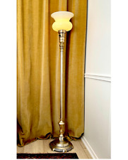 Antique/Vintage Art Deco Silver Torchiere Floor Lamp by Colonial-Premier Co picture