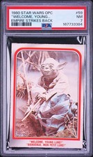 1980 Star Wars OPC #59 Welcome, Young Luke--Yoda Rookie PSA 7 picture