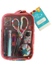 The Pioneer Woman 9 Piece Breezy Blossom Sewing Kit Incl. Scissors Tape Measure picture