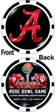 ALABAMA CRIMSON TIDE - 2026 ROSE BOWL - COMMEMORATIVE POKER CHIP picture