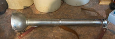 Ray-O-Vac Vintage Sportsman Ribbed Metal Flashlight w/ Shoulder Strap picture