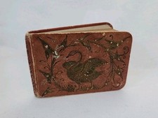 Antique 1800s Hand Written Small Autograph Album Original Writings picture