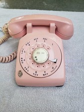 Vintage Pink Western Electric 1958 510 E/F 2-line phone telephone picture