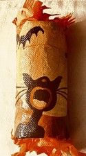 1 Rare vintage Cat Halloween Crepe Paper Party Favor w/prizes no two are ALIKE picture