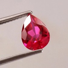5.25 Ct+ Natural Flawless Pink Sapphire Pear Cut Loose Certified RG Gemstone picture