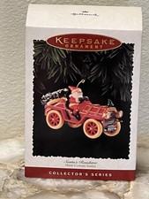 1995 Santa's Roadster - Here Comes Santa Series #17 Hallmark Keepsake Ornament picture