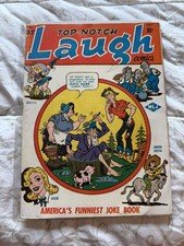 TOP-NOTCH LAUGH COMICS #37 [1943 BATH COVER POKEY OAKEY picture