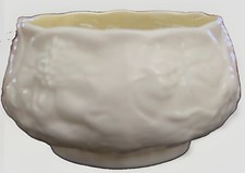 1968 Belleek Ireland Open Sugar Bowl Fruit Grape Relief 4.25” Green Mark picture
