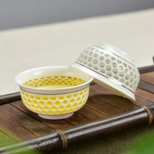 6pcs/lot Chinese tea cup hollow-out design cup of tea ceramic porcelain cup new picture