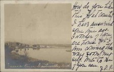 Centreville Centerville MD Riverfront Scene 1906 Used Real Photo Postcard picture