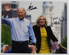 Joe Biden and Jill 46th President JSA Autograph Signed Photo COA 8 x 10 picture