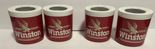 Vintage Winston The Fridge Freezable Can Cooler Koozie Lot of 4 Tobacco Promo picture