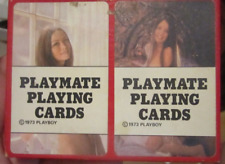 vintage 1973 playboy playmate playing cards,2 decks all cards accounted for picture