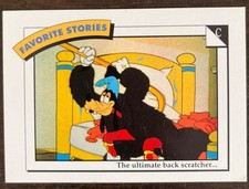 1991 Impel Disney Trading Cards #99 The Art Of Skiing The Ultimate Back Scratche picture