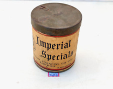 1930s Vintage Imperial Special Cigarette Advertising Tin Box Round London CG128 picture