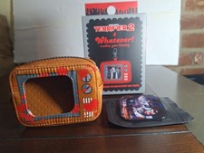 Terrifier 2 TV And Pin Set Rare BLOODY tv Art With Nail Bat Whatever Makes You  picture