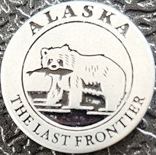 ALASKA STATEHOOD THE LAST FRONTIER BEAR - NATIONAL PARK TYPE TOKEN picture