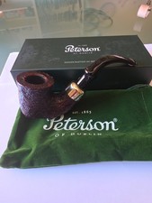 Peterson System Standard Sandblast Finish Bent Calabash Briar Pipe XL315 picture