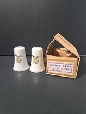 Vintage L.O.S. of N.A. Salt & Pepper Shakers New w/ Box – H.B. Mackrides Japan picture