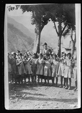 Photo:Genoa Italy Children A.R.C. Summer Camp Ponte Organasco ca 1918-1919 picture