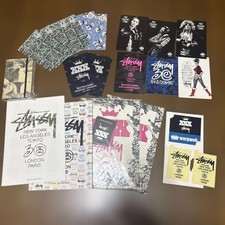 Stussy 30th Anniversary XXX Vintage Novelty Lot Postcards Lookbook Notebook Rare picture