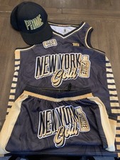 Limited Edition Gold Prime Hydration New York Edition Jersey Fit And GOLD Hat picture