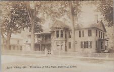 Residence of John Burr, Burrville, Connecticut c1910s RPPC Photo Postcard picture