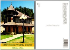 Continental Northern Pacific Depot Wallace Idaho Postcard picture
