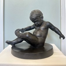 Kathinka Kondrup for P. Ipsens Enke “Strømpedrengen” Terracotta Figurine No. 347 picture