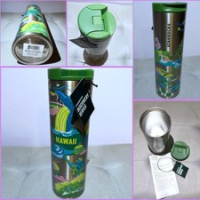 New Starbucks Hawaii Discovery Series 16oz Stainless Steel Tumbler NWT Hot Cold picture