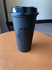 Rare Starbucks Black Reusable Cup picture