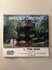 1990 Season's Greetings Wall Calendar  picture