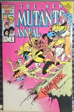 Marvel Comics The New Mutants Annual #2 FIRST Appearance Pyslocke in US VF 8.5 picture