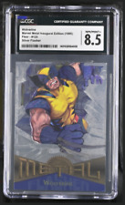 1995 Wolverine 125 Marvel Metal Silver Flasher (Fleer), CGC Graded 8.5 N/Mint picture