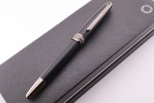 Montblanc Luxury Black Rollerball Pen Germany with Service Guide & Box picture