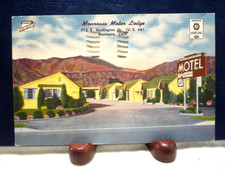 1930s-50s Motel Postcard, Monrovia Motor Lodge, Monrovia, CA picture