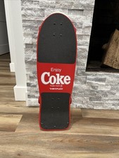 Vintage Coca-Cola Coke Variflex Skateboard 1988-Catch The Wave. picture
