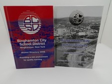 Binghamton City School District Alumni Directories 2012 & 2008 NY Hardcover picture
