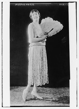 Photo:Myrtle Morse 1920s Portrait with Fan Woman in Dress picture