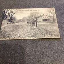 Vintage Post Card Main Street Pavilion NY picture