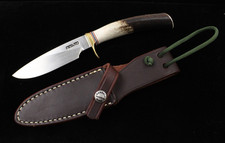 Randall Made Knife Model 26 Trailblazer Stag Carbon Steel Sheath picture