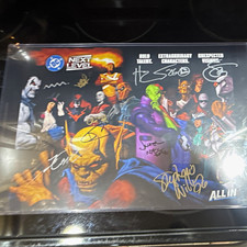 DC Comics Next Level Signed Poster - DC 9x signed (Scott Snyder, Deniz Camp) picture