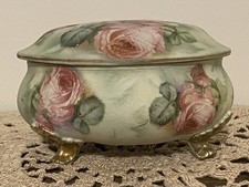 Antique Royal Bayreuth Rose Tapestry Footed 4