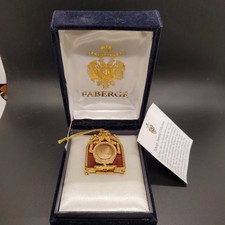 VINTAGE FABERGE ENAMEL PICTURE FRAME IN BOX, WITH PAPERWORK. NEVER DISPLAYED. picture