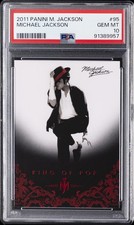2011 PANINI MICHAEL JACKSON #95 MICHAEL JACKSON PSA 10 picture