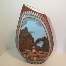 Large Southwestern Pueblo Themed Decorative Vase picture