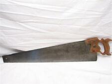 Early Disston & Sons No. 7 Panel Rip Hand Saw Wood Tool 5/2 PPI Cast Steel 28