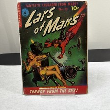 Lars of Mars #10 KEY GOLDEN AGE comic Ziff-Davis 1951 Robot and Good Girl cover  picture