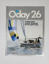 1980s O'day 26 Vintage Dealer Sales Brochure  - Oday Cruiser Sailboat picture