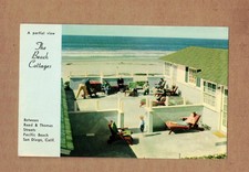 The Beach Cottages Motel, San Diego, California Vintage Postcard picture